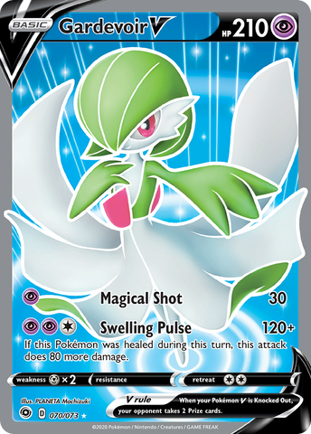 Gardevoir V (070/073) [Espada y escudo: Camino del campeón] 