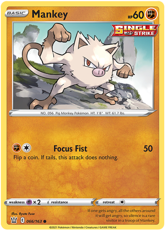 Mankey (066/163) [Espada y escudo: estilos de batalla] 