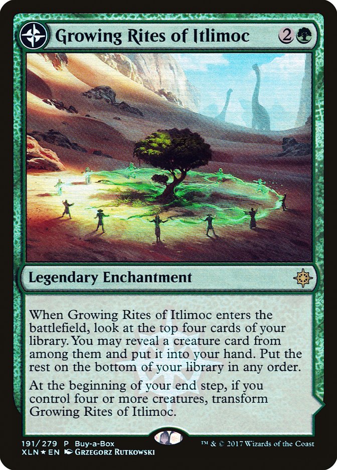 Ritos de cultivo de Itlimoc // Itlimoc, cuna del sol (Buy-A-Box) [Cofre del tesoro de Ixalan] 
