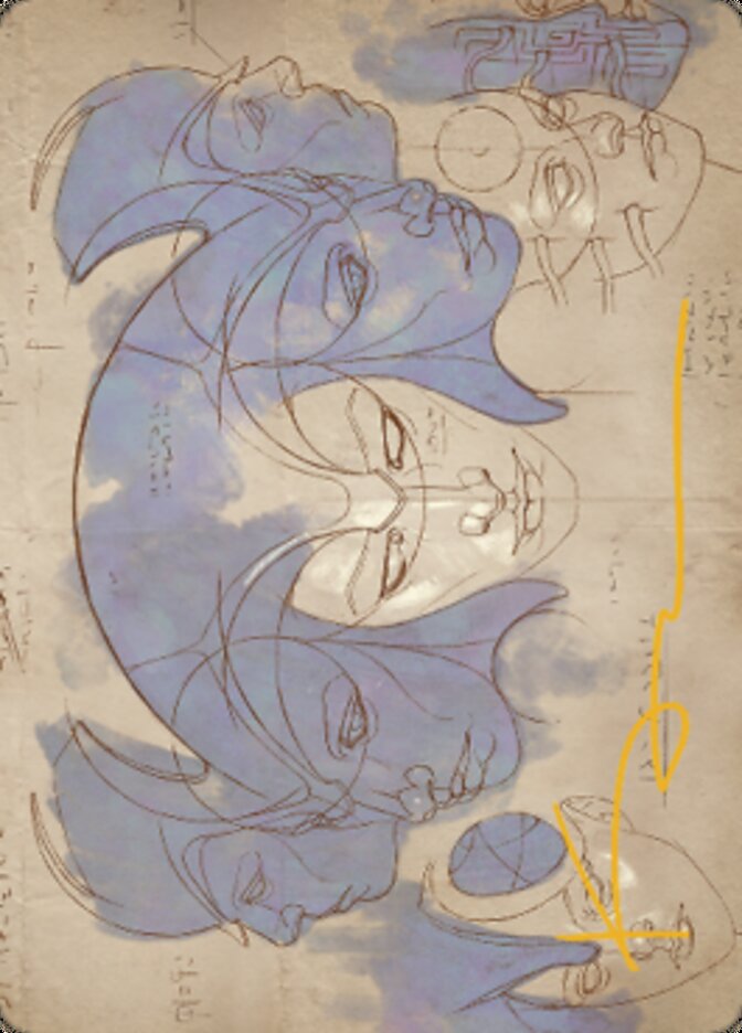 Tarjeta de arte Yelmo del anfitrión (firma estampada en oro) [Serie de arte de guerra de los hermanos] 