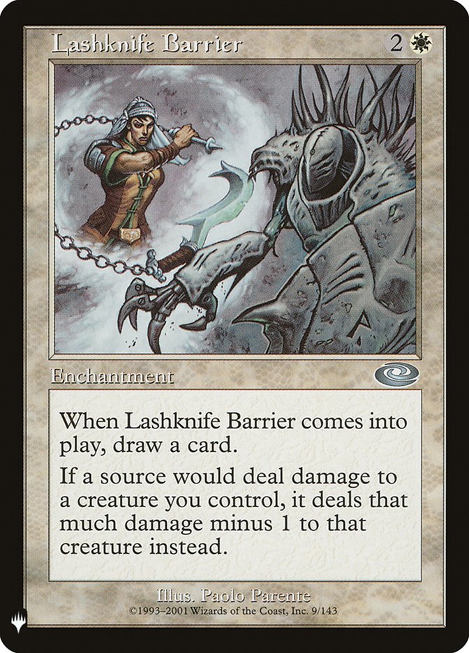Barrera Lashknife [potenciador misterioso] 