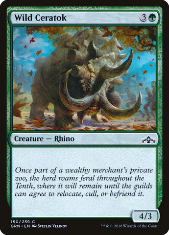 Ceratok salvaje [Gremios de Rávnica] 