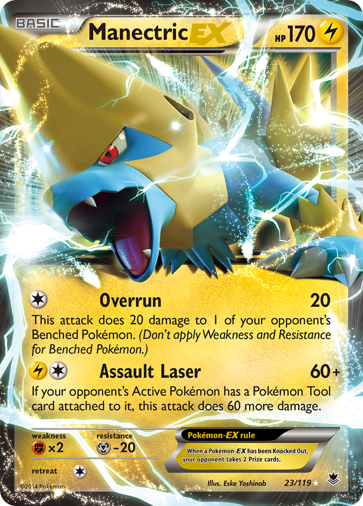 Manectric EX (23/119) [XY: Fuerzas fantasma] 
