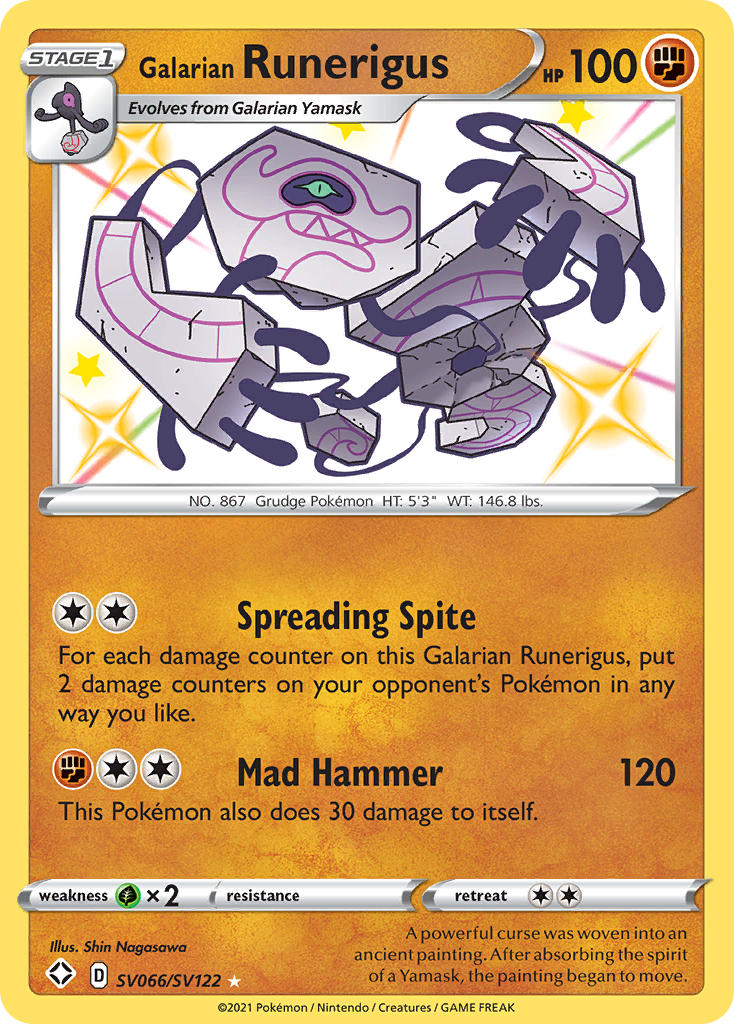 Runerigus de Galar (SV066/SV122) [Espada y escudo: Destinos brillantes] 