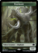 Elefante // Ardilla Ficha de doble cara [Fichas remasterizadas de Dominaria] 