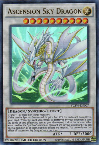 Dragón del Cielo de la Ascensión [YCSW-EN007] Ultra Raro 