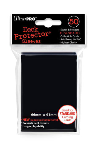Ultra PRO: Fundas estándar de 50 ct - PRO-Gloss (Negro - Embalaje antiguo) 
