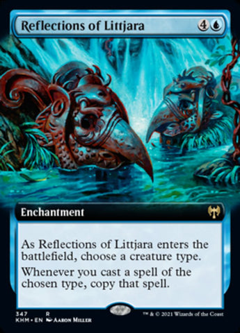 Reflejos de Littjara (Arte ampliado) [Kaldheim] 