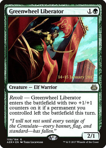 Greenwheel Liberator [Promociones de presentación de Aether Revolt] 