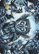 Tarjeta artística Vega, the Watcher (firma estampada en oro) [Serie de arte Kaldheim] 