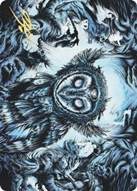Tarjeta artística Vega, the Watcher (firma estampada en oro) [Serie de arte Kaldheim] 