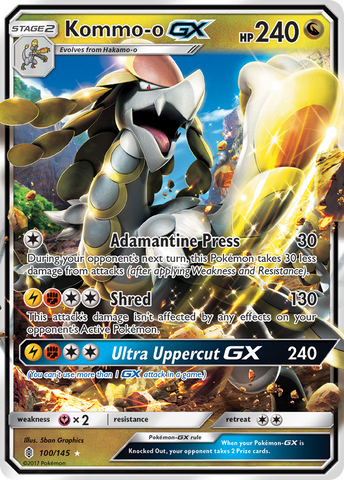 Kommo-o GX (100/145) [Sol y luna: Guardianes nacientes] 