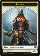Soldado // Ficha espiritual de doble cara [Fichas Commander 2014] 