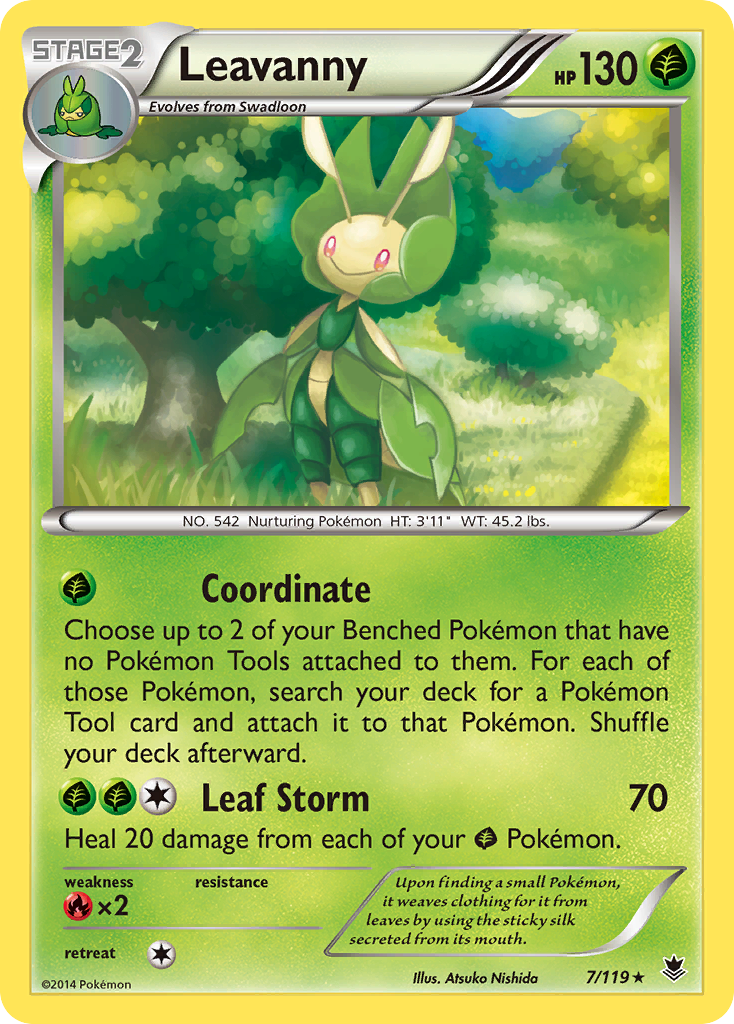 Leavanny (7/119) [XY: Fuerzas fantasma] 