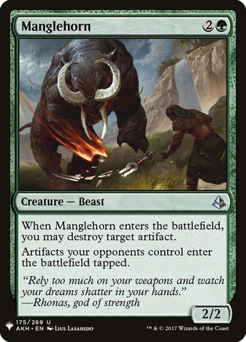 Manglehorn [potenciador misterioso] 