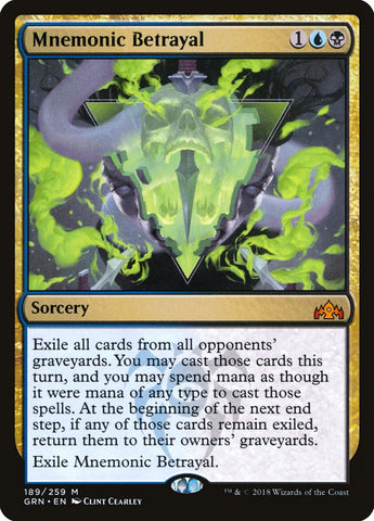 Traición mnemotécnica [Gremios de Ravnica] 