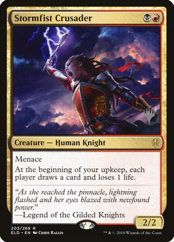 Stormfist Crusader (Paquete promocional) [Promociones del Trono de Eldraine] 