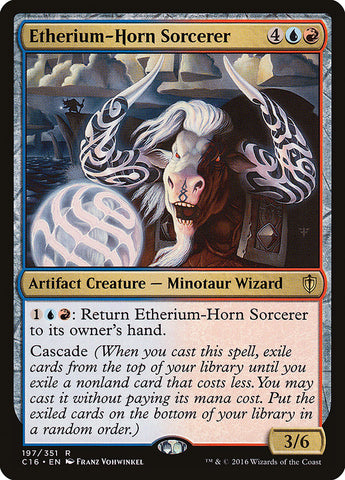 Hechicero de cuerno de eterium [Commander 2016] 