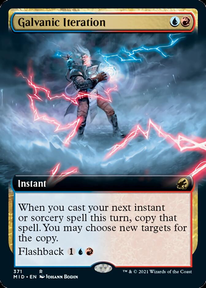 Iteración galvánica (arte extendido) [Innistrad: Midnight Hunt] 