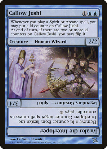 Callow Jushi // Jaraku el Intruso [Traidores de Kamigawa] 