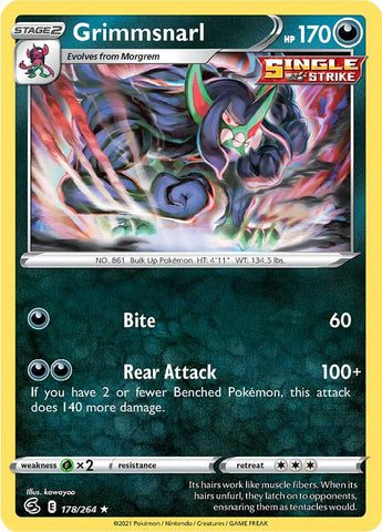 Grimmsnarl (178/264) [Espada y escudo: Golpe de fusión] 