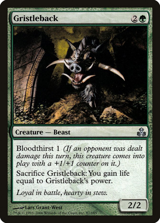 Gristleback [Pacto entre gremios] 