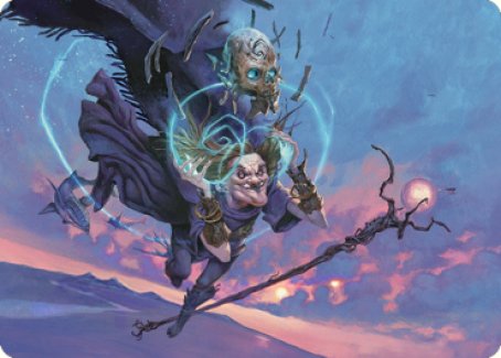 Zur, Eternal Schemer Art Card 1 [Serie de arte Dominaria United] 