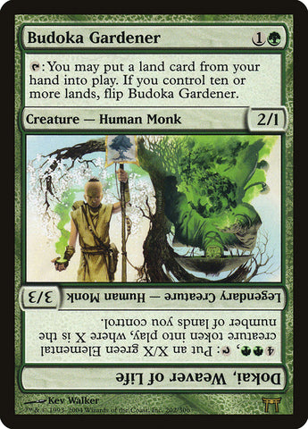 Budoka Gardener // Dokai, Tejedor de la Vida [Campeones de Kamigawa] 