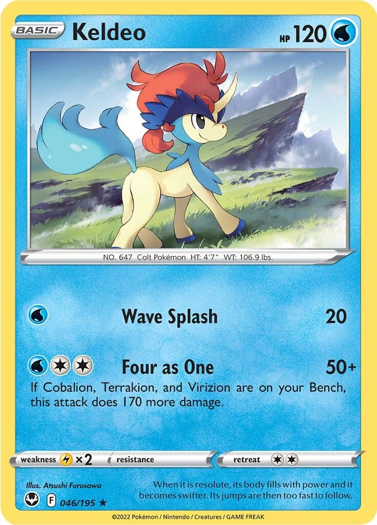 Keldeo (046/195) [Espada y escudo: Tempestad de plata] 