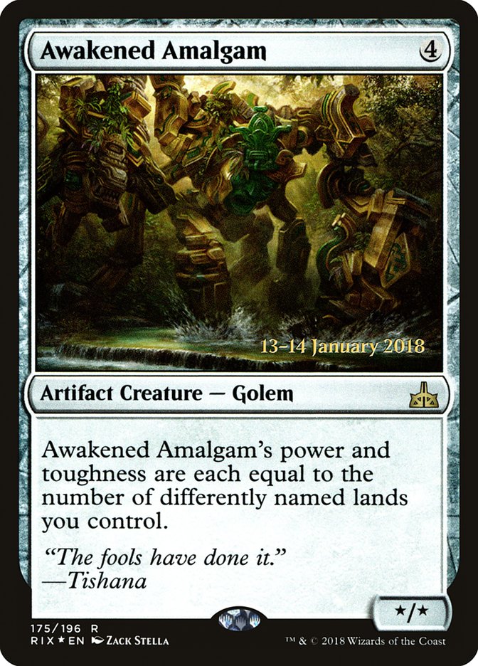 Amalgama despierta [Promociones de presentación de Rivales de Ixalan] 