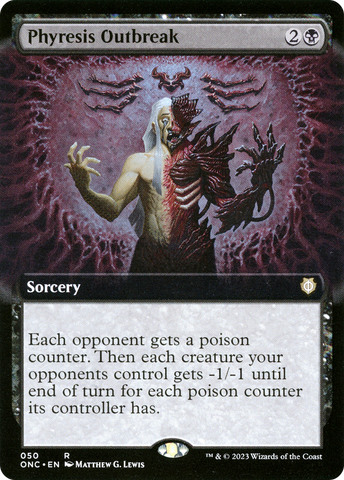 Brote de Phyresis (Arte extendido) [Phyrexia: Todos serán un solo comandante] 