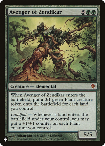 Vengador de Zendikar [La Lista] 