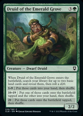 Druida de Emerald Grove [Commander Legends: Batalla por Baldur's Gate] 
