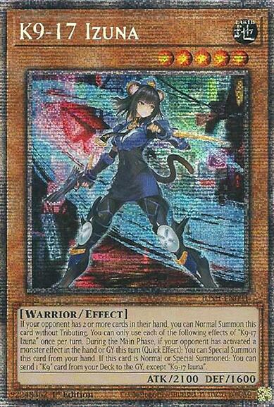 K9-17 Izuna (Starlight Rare) [JUSH-EN031] Starlight Rare