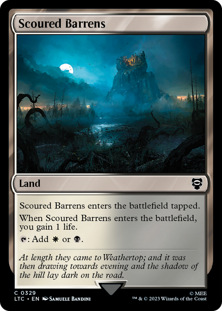 Scoured Barrens [El Señor de los Anillos: Cuentos del Comandante de la Tierra Media] 