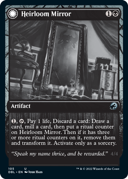 Espejo heredado // Demonio heredado [Innistrad: función doble] 