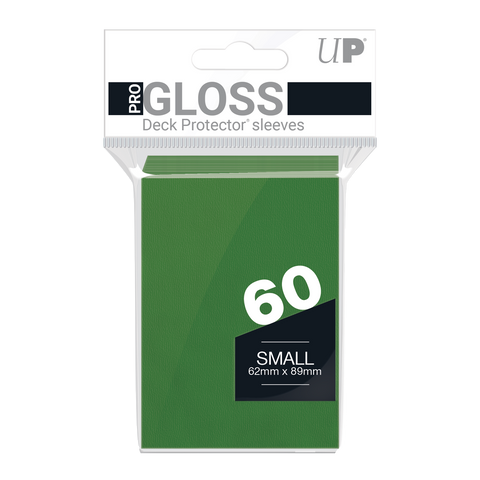 Ultra PRO: Fundas pequeñas de 60 ct - PRO-Gloss (verde) 