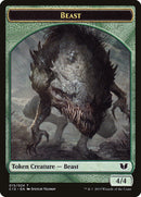 Bestia // Serpiente (017) Ficha de doble cara [Fichas Commander 2015] 