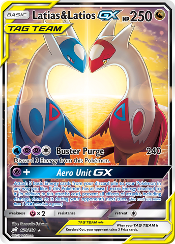 Latias y Latios GX (170/181) [Sol y Luna: forman equipo] 