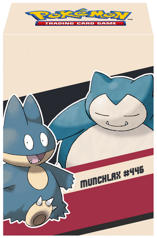 Ultra PRO: Caja de mazo con vista completa - Pokémon (Snorlax y Munchlax) 
