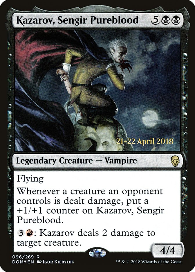 Kazarov, Sengir Pureblood [Promociones de presentación de Dominaria] 