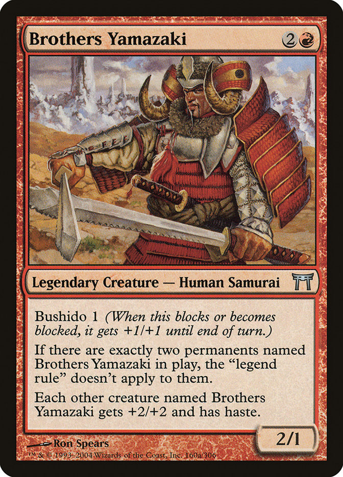 Hermanos Yamazaki (160a/306) [Campeones de Kamigawa] 