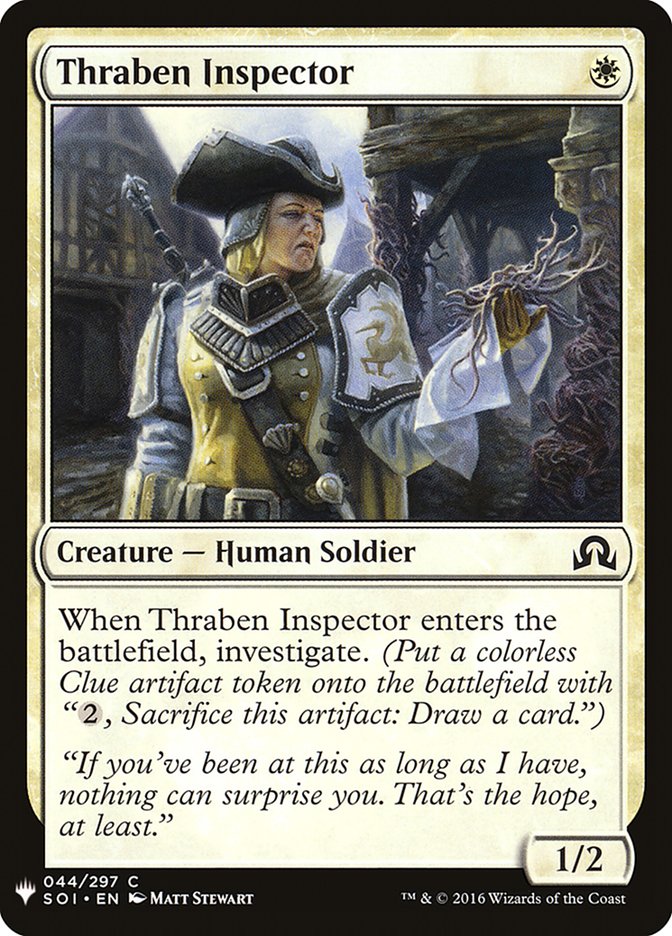 Inspector de Thraben [Potenciador misterioso] 