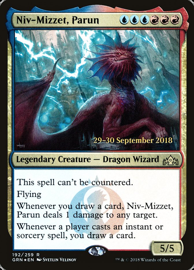 Niv-Mizzet, Parun [Promociones de presentación de Guilds of Ravnica] 