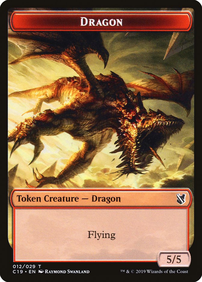 Mantícora perforadora de corazones // Ficha de dragón de doble cara [Fichas Commander 2019] 