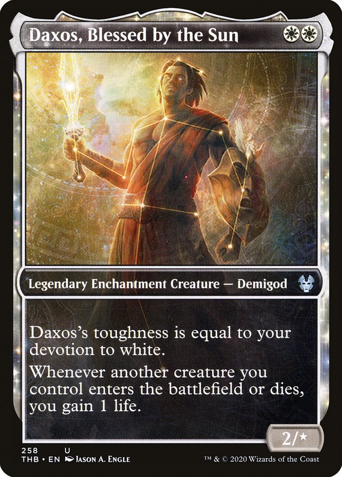 Daxos, bendecido por el sol (escaparate) [Theros más allá de la muerte] 