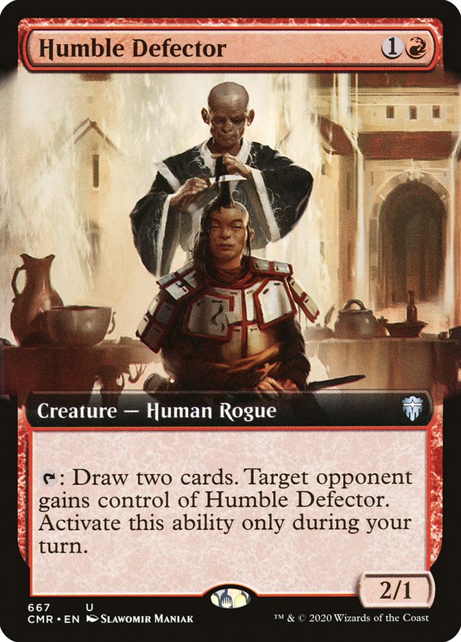 Humilde desertor (arte extendido) [Commander Legends] 
