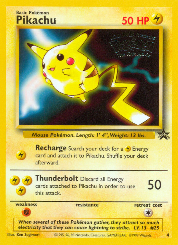 Pikachu (4) [Magos de la Costa: Promociones Black Star] 