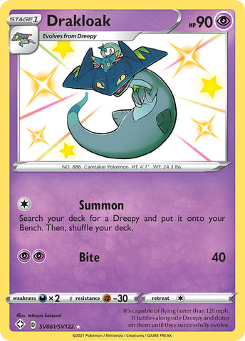 Drakloak (SV061/SV122) [Espada y escudo: Destinos brillantes] 