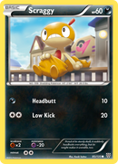 Scraggy (85/135) [Blanco y negro: Tormenta de plasma] 